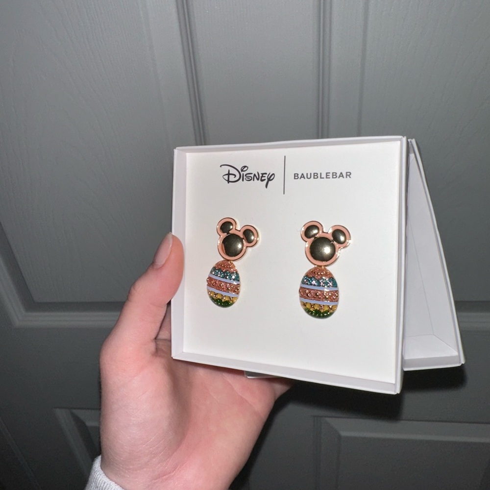 ✨🆕 Disney BaubleBar Easter Mickey Earrings